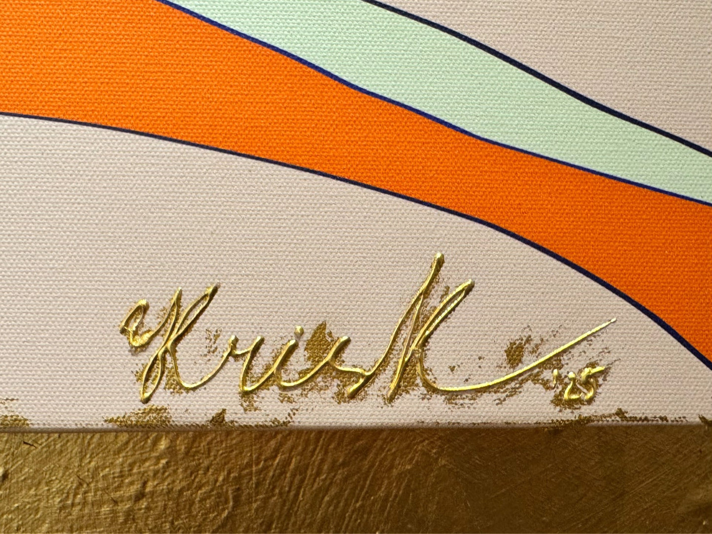 Kris K "Hour of Gold" (1/50), 2025