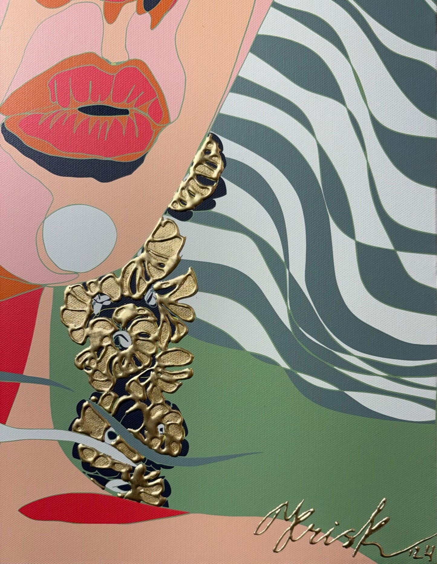 Kris K "Drifting With Lillies" (1/50), 2024