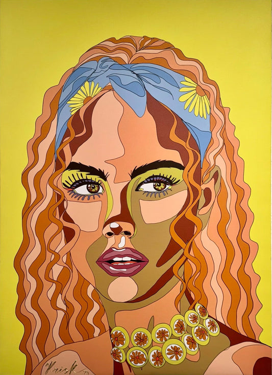 Kris K "Tangerine Ripples" (1/150), 2024