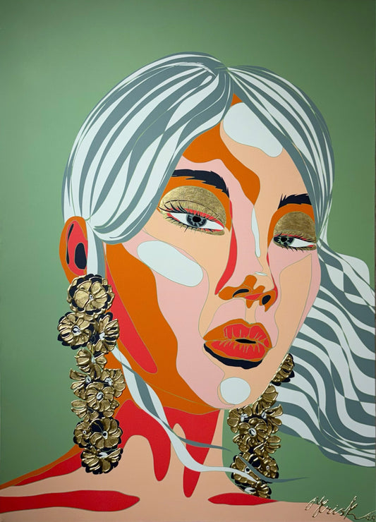 Kris K "Drifting With Lillies" (1/50), 2024
