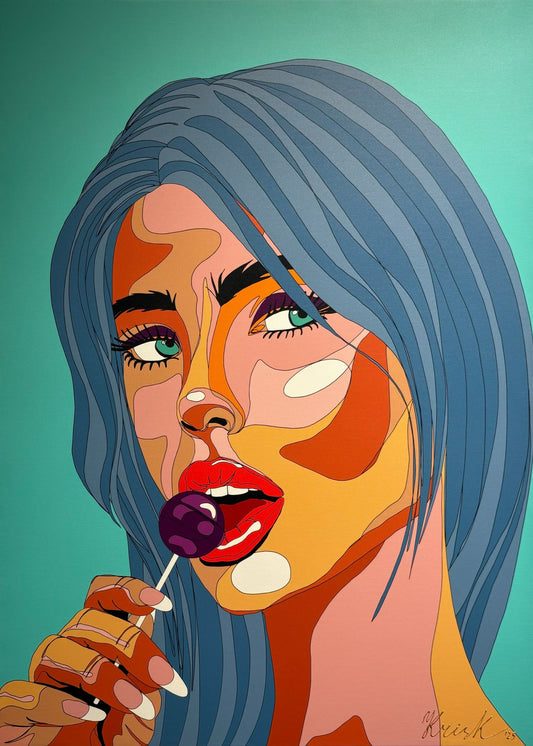 Kris K "Ambigram Candy" (2/150), 2025