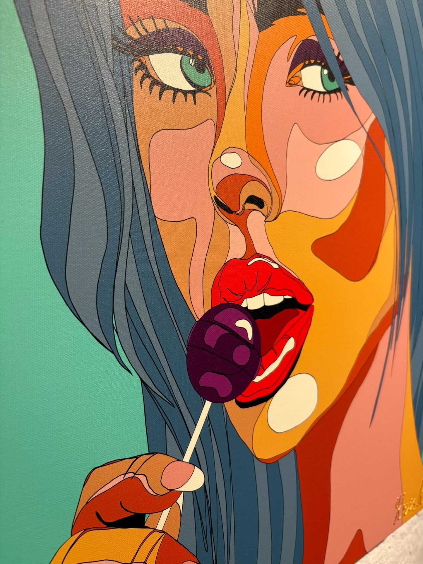 Kris K "Ambigram Candy" (2/150), 2025