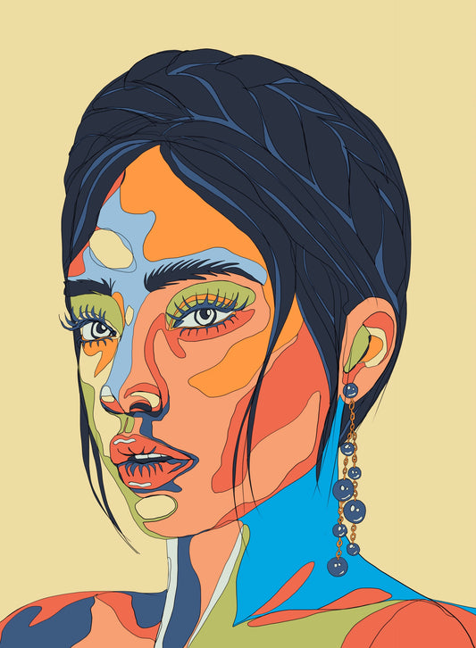 Kris K "Faces of Her" (1/150), 2025