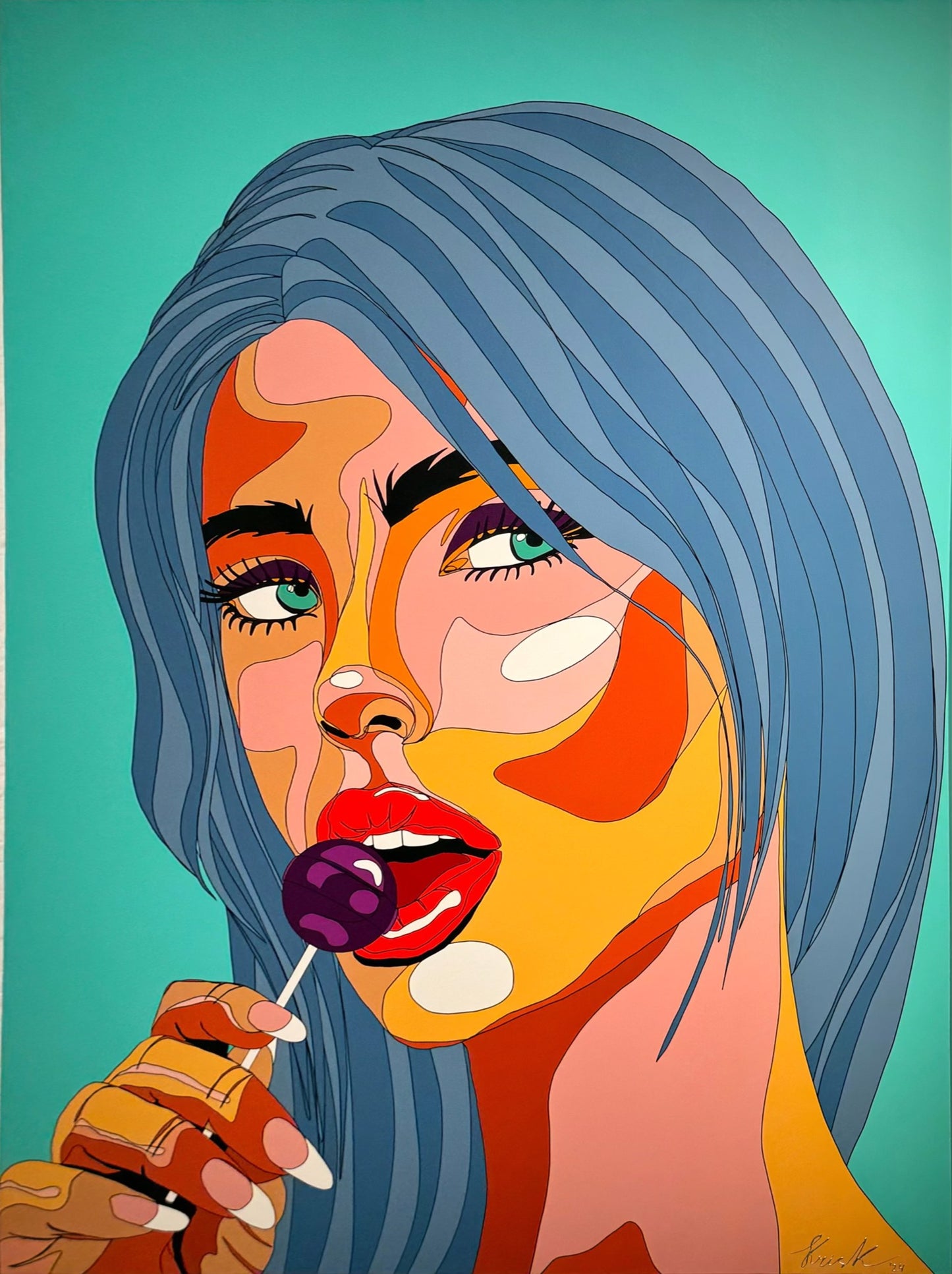 Kris K "Ambigram Candy" (1/150), 2024